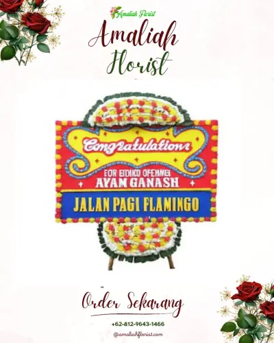Bunga Papan Congratulation di Senggreng